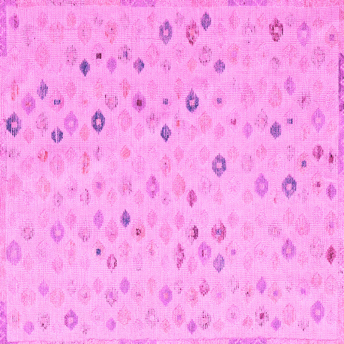 Square Abstract Pink Modern Rug, abs5080pnk