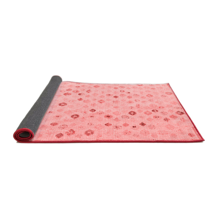 Abstract Red Modern Area Rugs
