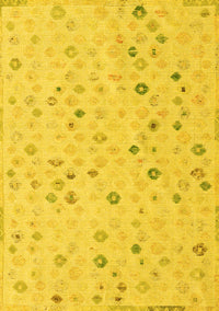 Abstract Yellow Modern Rug, abs5080yw