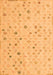 Abstract Orange Modern Rug, abs5080org