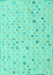 Abstract Turquoise Modern Rug, abs5080turq