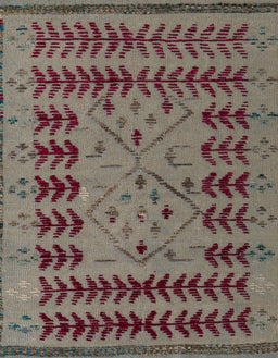 Abstract Khaki Green Modern Rug, abs5081