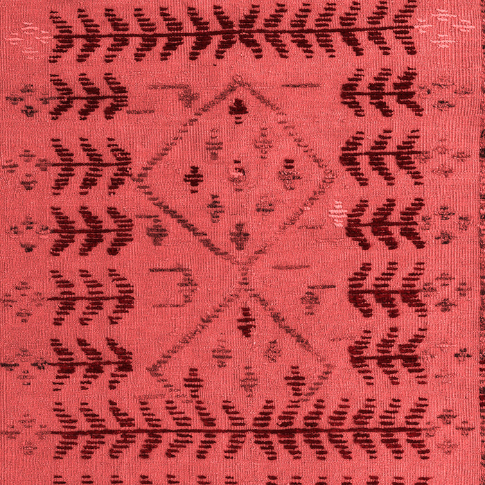 Abstract Red Modern Area Rugs