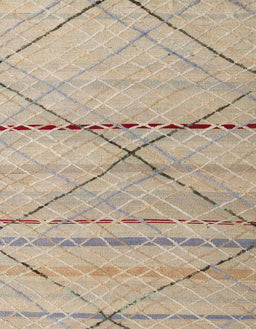 Abstract Dark Almond Brown Modern Rug, abs5082