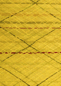 Abstract Yellow Modern Rug, abs5082yw