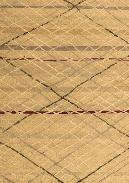 Abstract Brown Modern Rug, abs5082brn