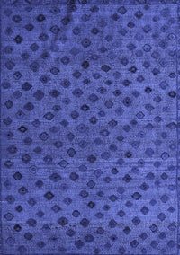 Abstract Blue Modern Rug, abs5083blu