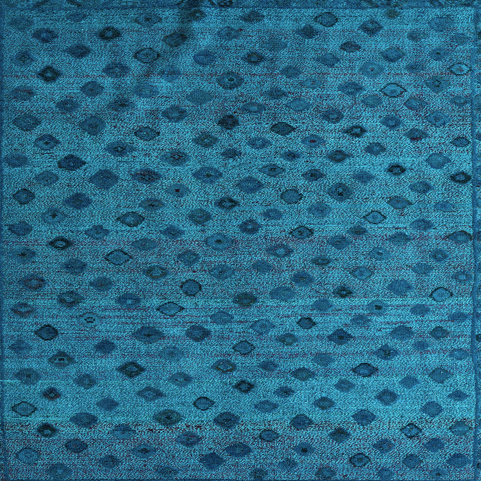 Square Abstract Light Blue Modern Rug, abs5083lblu