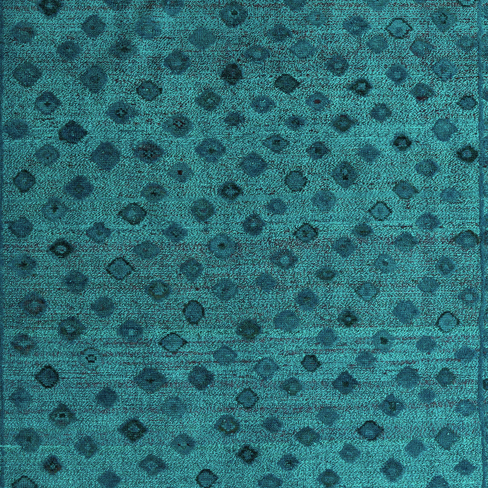 Machine Washable Abstract Turquoise Modern Area Rugs, wshabs5083turq