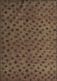 Abstract Brown Modern Rug, abs5083brn