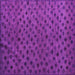 Square Machine Washable Abstract Pink Modern Rug, wshabs5083pnk