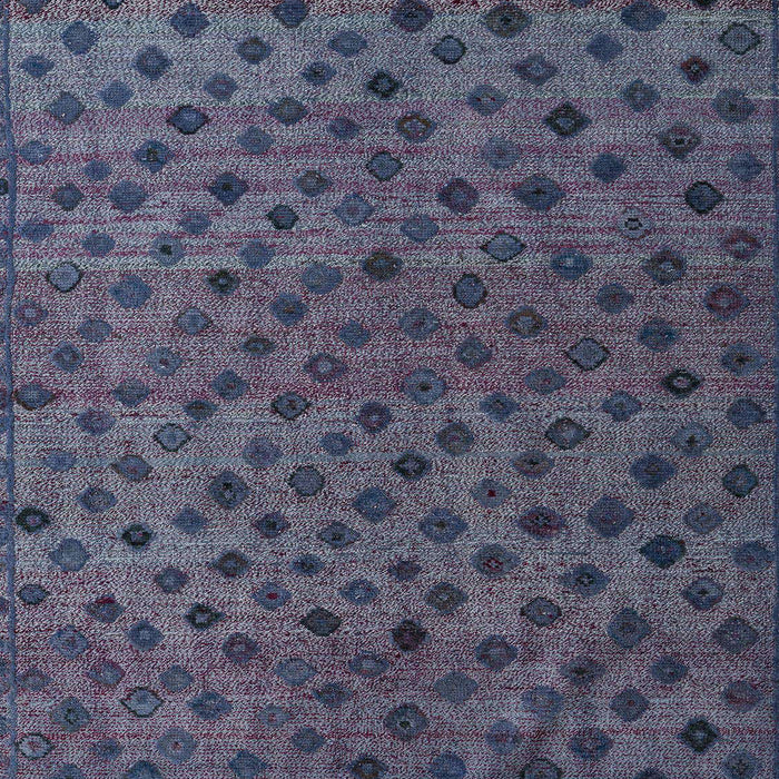 Abstract Slate Blue Grey Modern Rug, abs5083