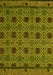 Abstract Yellow Modern Rug, abs5084yw