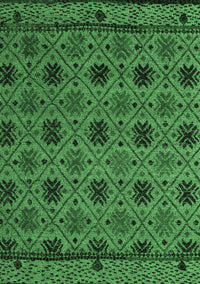 Abstract Emerald Green Modern Rug, abs5084emgrn