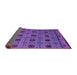 Sideview of Abstract Purple Modern Rug, abs5084pur