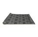 Sideview of Abstract Gray Modern Rug, abs5084gry