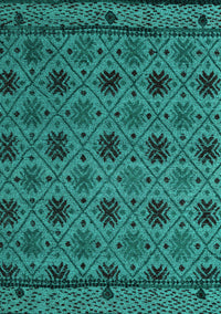 Abstract Turquoise Modern Rug, abs5084turq