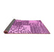 Sideview of Abstract Pink Modern Rug, abs5085pnk