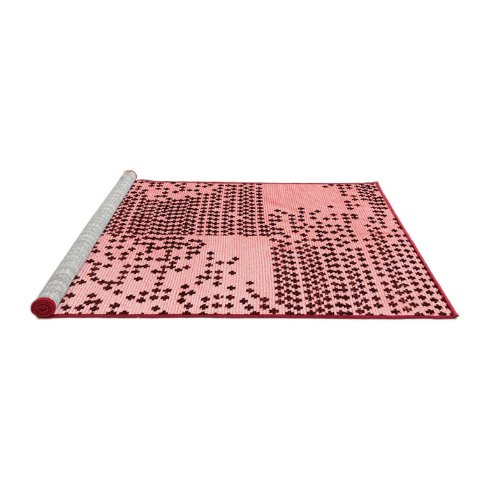 Modern Red Washable Rugs