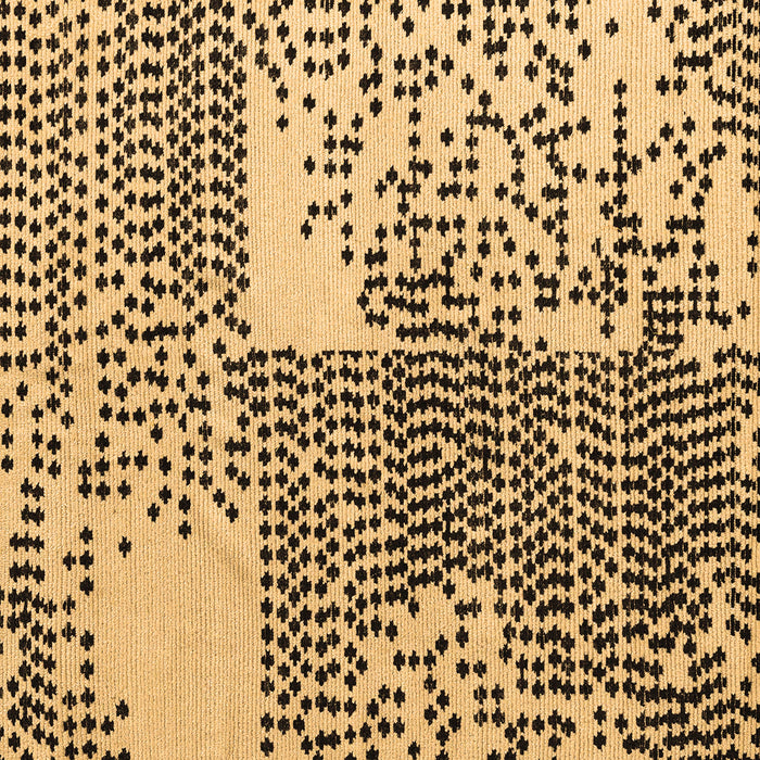 Square Machine Washable Abstract Brown Modern Rug, wshabs5085brn