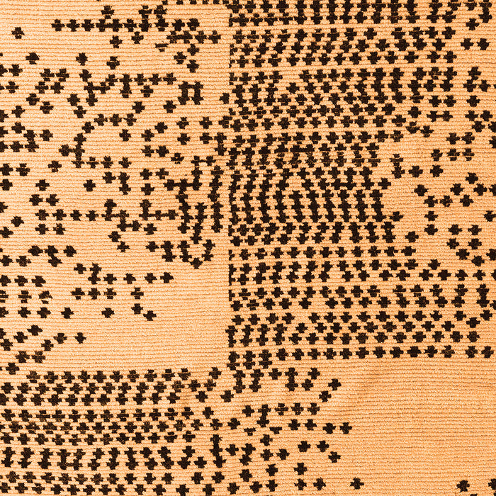 Abstract Orange Modern Rug, abs5085org