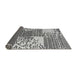 Sideview of Abstract Gray Modern Rug, abs5085gry