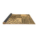 Sideview of Abstract Brown Modern Rug, abs5085brn