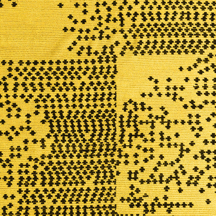 Abstract Yellow Modern Rug, abs5085yw