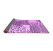 Sideview of Abstract Purple Modern Rug, abs5085pur