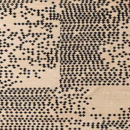 Square Abstract Pastel Orange Modern Rug, abs5085