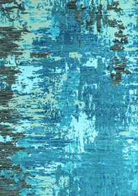 Abstract Light Blue Modern Rug, abs5086lblu