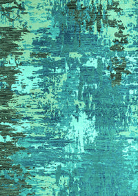 Abstract Turquoise Modern Rug, abs5086turq