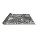 Sideview of Abstract Gray Modern Rug, abs5086gry