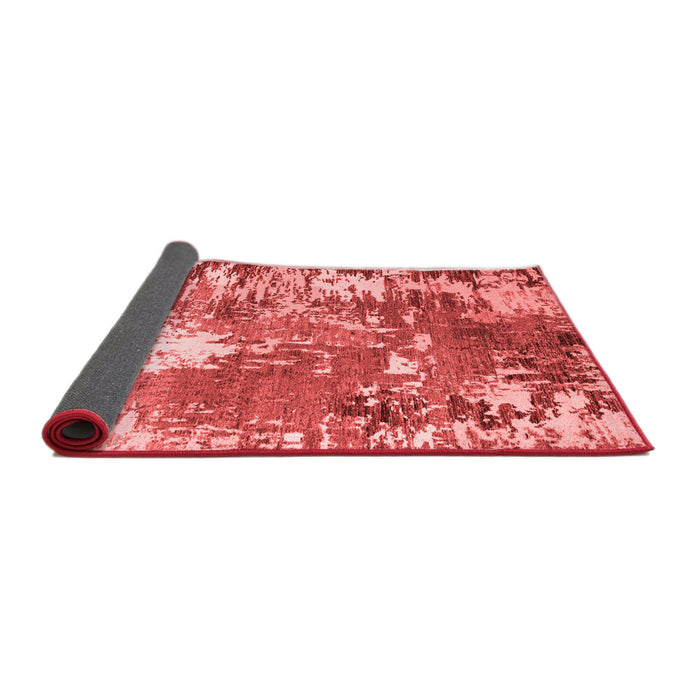 Abstract Red Modern Area Rugs