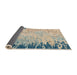 Sideview of Abstract Brown Modern Rug, abs5087