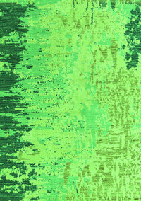 Abstract Green Modern Rug, abs5087grn