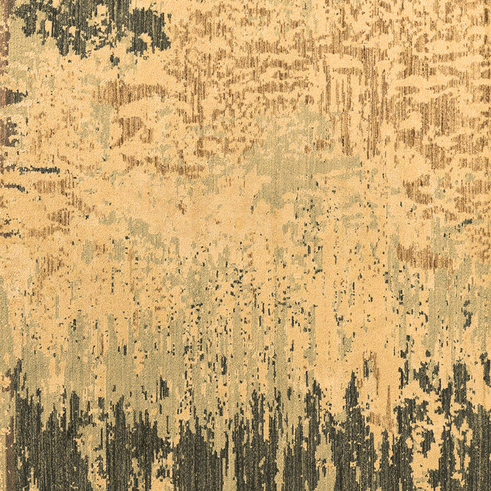 Square Abstract Brown Modern Rug, abs5087brn