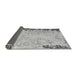 Sideview of Abstract Gray Modern Rug, abs5087gry