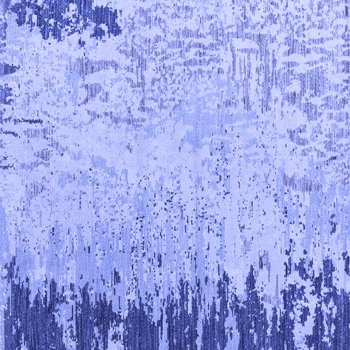 Square Machine Washable Abstract Blue Modern Rug, wshabs5087blu