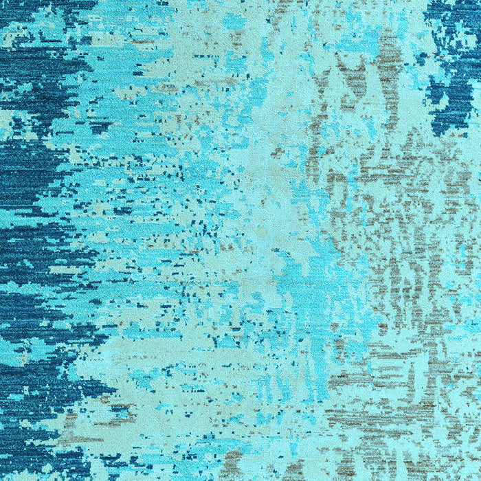 Abstract Light Blue Modern Rug, abs5087lblu