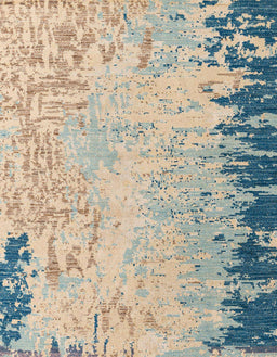 Abstract Brown Modern Rug, abs5087