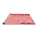 Modern Red Washable Rugs