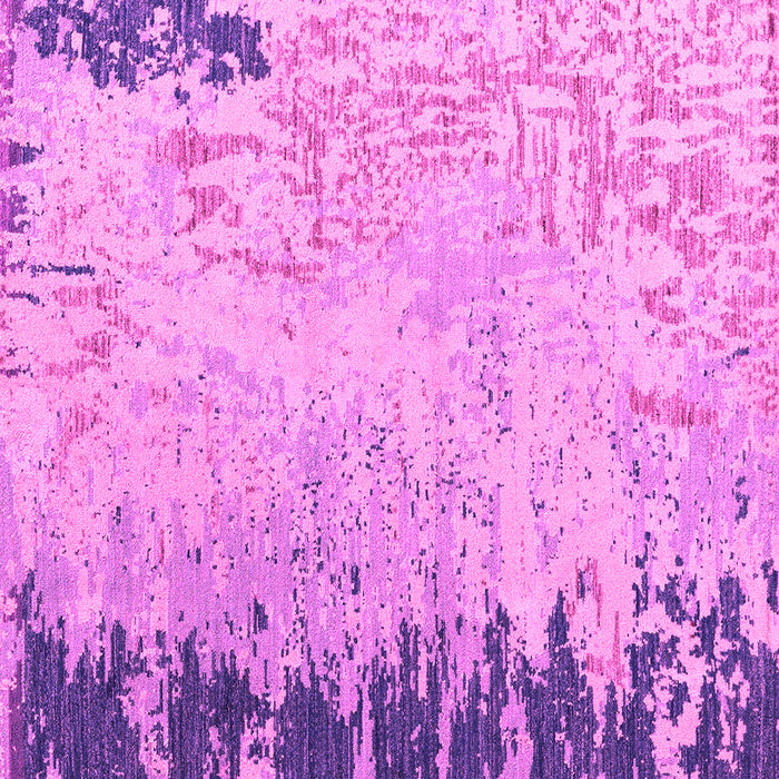 Square Abstract Pink Modern Rug, abs5087pnk