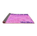 Sideview of Abstract Pink Modern Rug, abs5087pnk