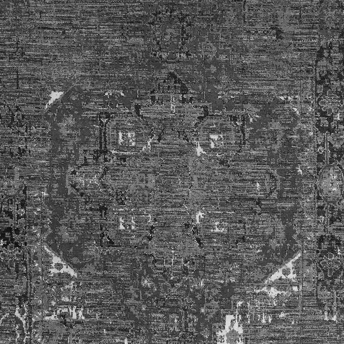 Machine Washable Persian Gray Traditional Rug, wshabs5088gry