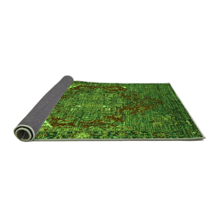 Sideview of Persian Green Traditional Rug, abs5088grn