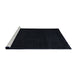 Sideview of Machine Washable Abstract Dark Slate Gray Green Rug, wshabs5089