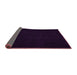 Sideview of Abstract Pink Modern Rug, abs5089pnk