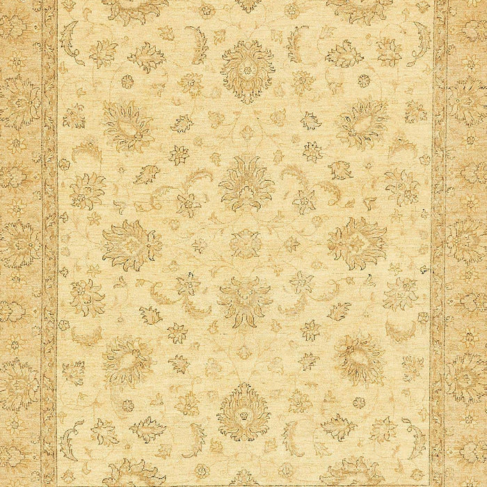 Machine Washable Abstract Mustard Yellow Rug, wshabs508