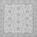 Square Oriental Gray Traditional Rug, abs508gry